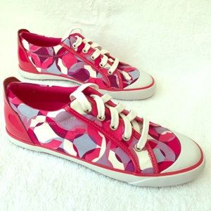 Coach Bartlett pink / white sneakers New in Box